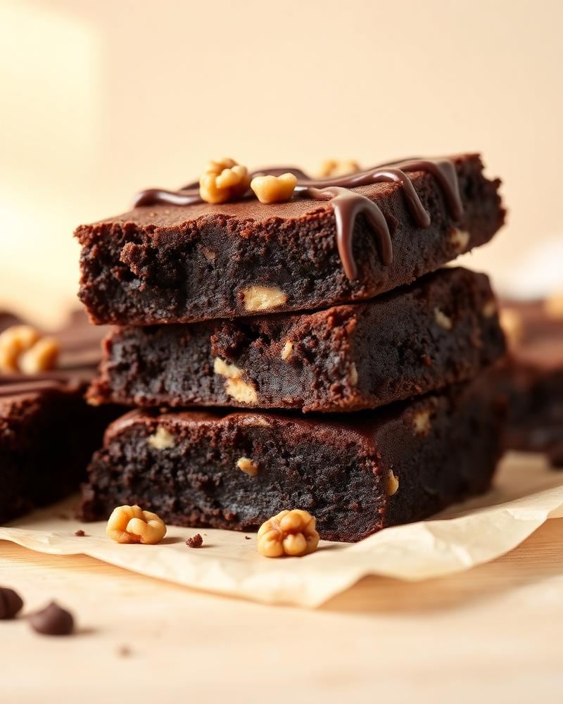 Fudgy Walnut Brownies (4 pk)